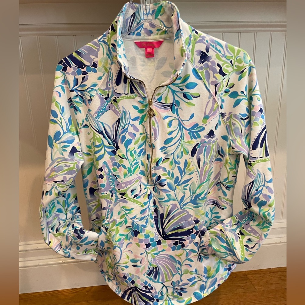 Lilly Pulitzer 1/4 zip pullover